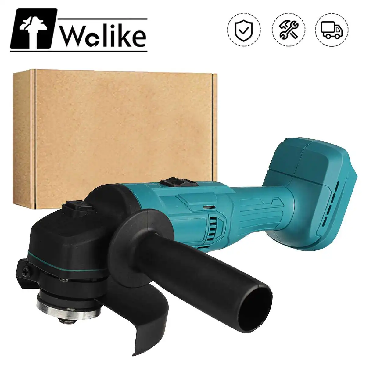 

860 Вт 2-скоростная бесщеточная электрическая угловая шлифовальная машина беспроводной деревообрабатывающий Электроинструмент 125 мм шлифов...