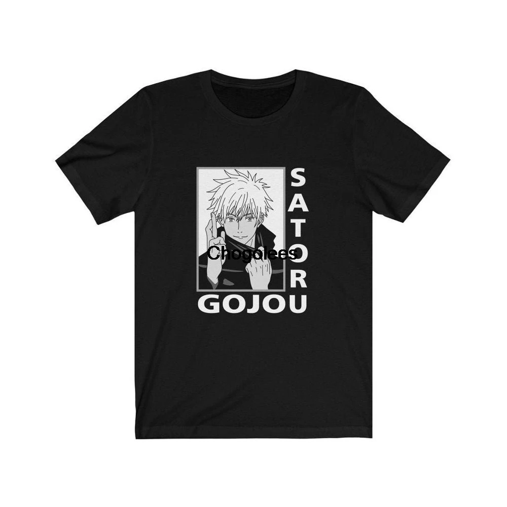 Футболка Gojo Satoru для аниме поклонников otaku | Мужская одежда
