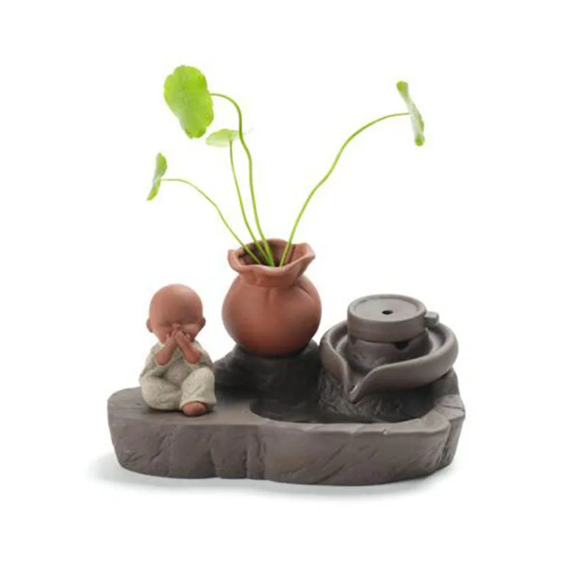 Фиолетовый песок монах водопад обратного конуса благовония горелки