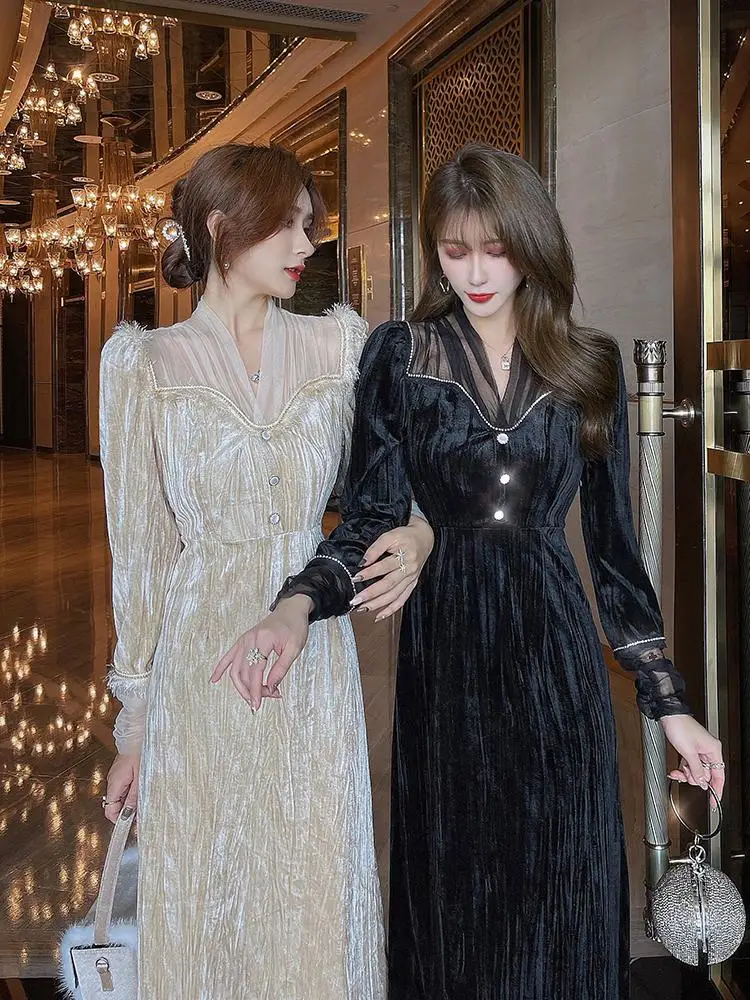 

Женский Длинный топ с V-образным вырезом и длинным рукавом