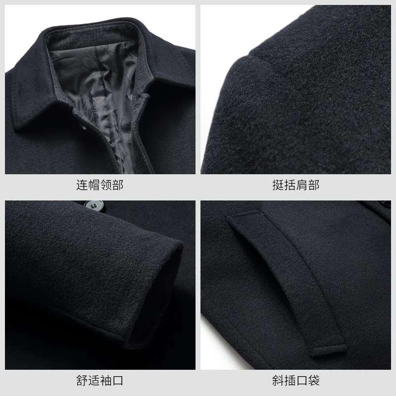 Зимняя короткая мужская куртка без однотонная бейсболка Повседневная