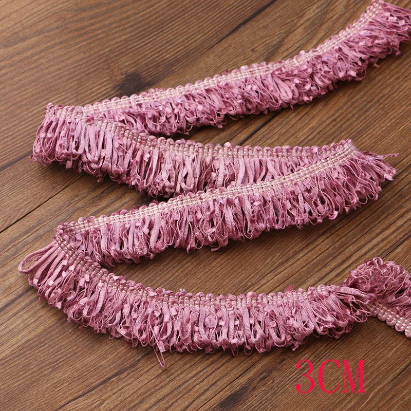 3CM 1YARD 1 ярд/лот 3,8 см Широкий Национальный стиль ретро цветные бахромы материалы для рукоделия Подушка кружева планки одежда аксессуары своими руками - Цвет: 3CM 1YARD