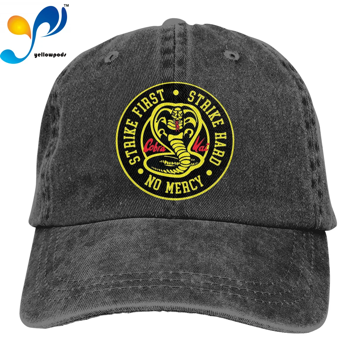

Print 3D Cobra Kai Logo Outdoor Leisure Baseball Caps Adjustable Hip Hop hat