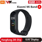 Смарт-браслет Xiaomi Mi Band 4, 3 цвета, AMOLED экран, Mi Band 4, фитнес-трекер, Bluetooth, спортивный водонепроницаемый смарт-браслет