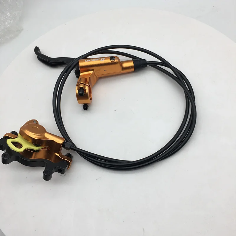 Gold rear only Зум HB-875 тормоз Велосипедное Сиденье гидравлический диск тормозной зажим горный велосипед тормоз лучше, чем M395 M447 правый передний левый задний - Цвет: Gold rear only