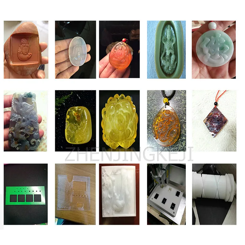 

Jade Carving CNC High Power Fully Automatic Engraving Machine 220V Small Metal Woodworking 3/4 Axis Dimensional Equipment