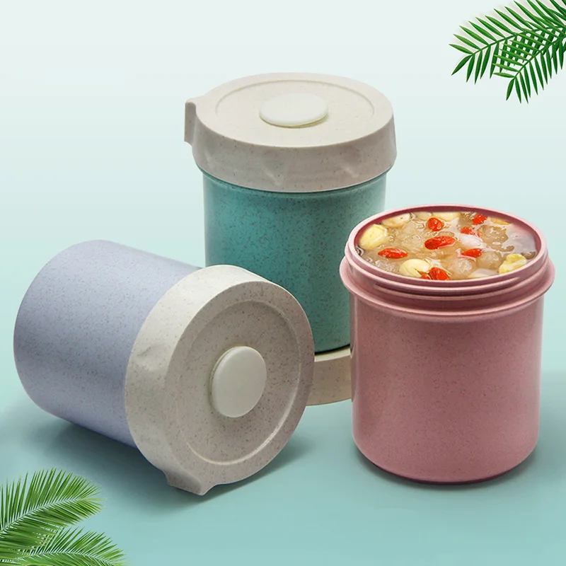 Экологичная практичная прочная герметичная безопасная кружка для супа из