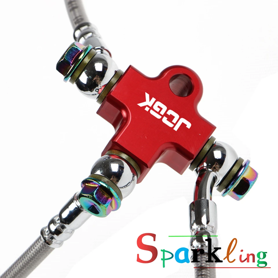 Мотоциклетный Гидравлический тормозной шланг линия CNC труба тройник