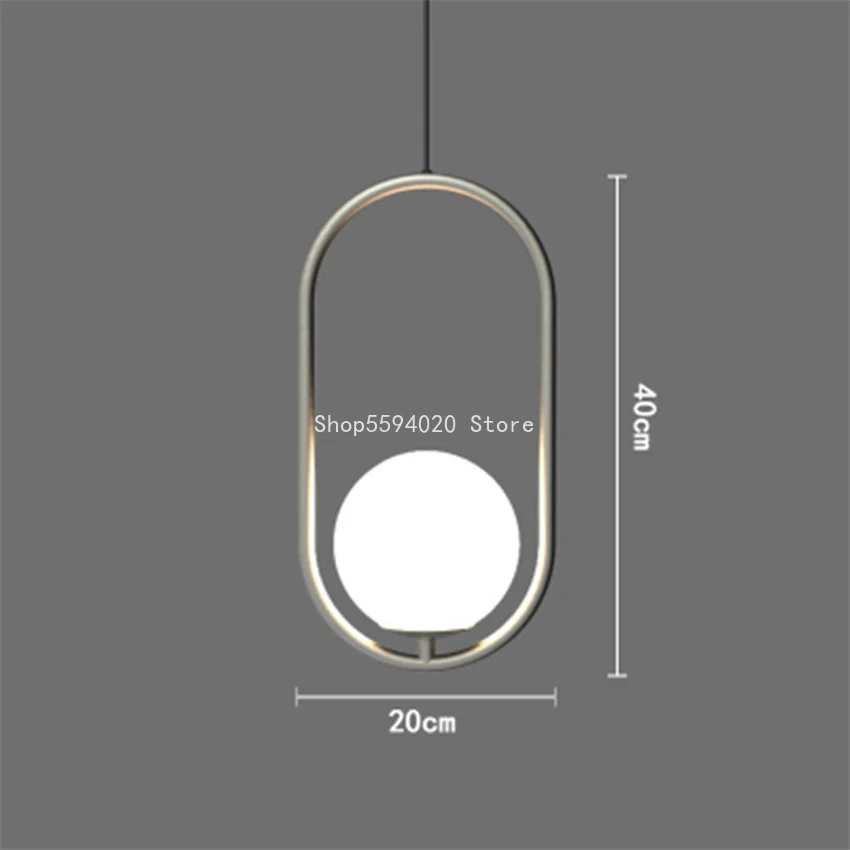 

Nordic Suspension Ball Glass Pendant Lamps for Living Room Bedroom Dining Led Pendant Lights Lighting Luminaire Kitchen Fixtures