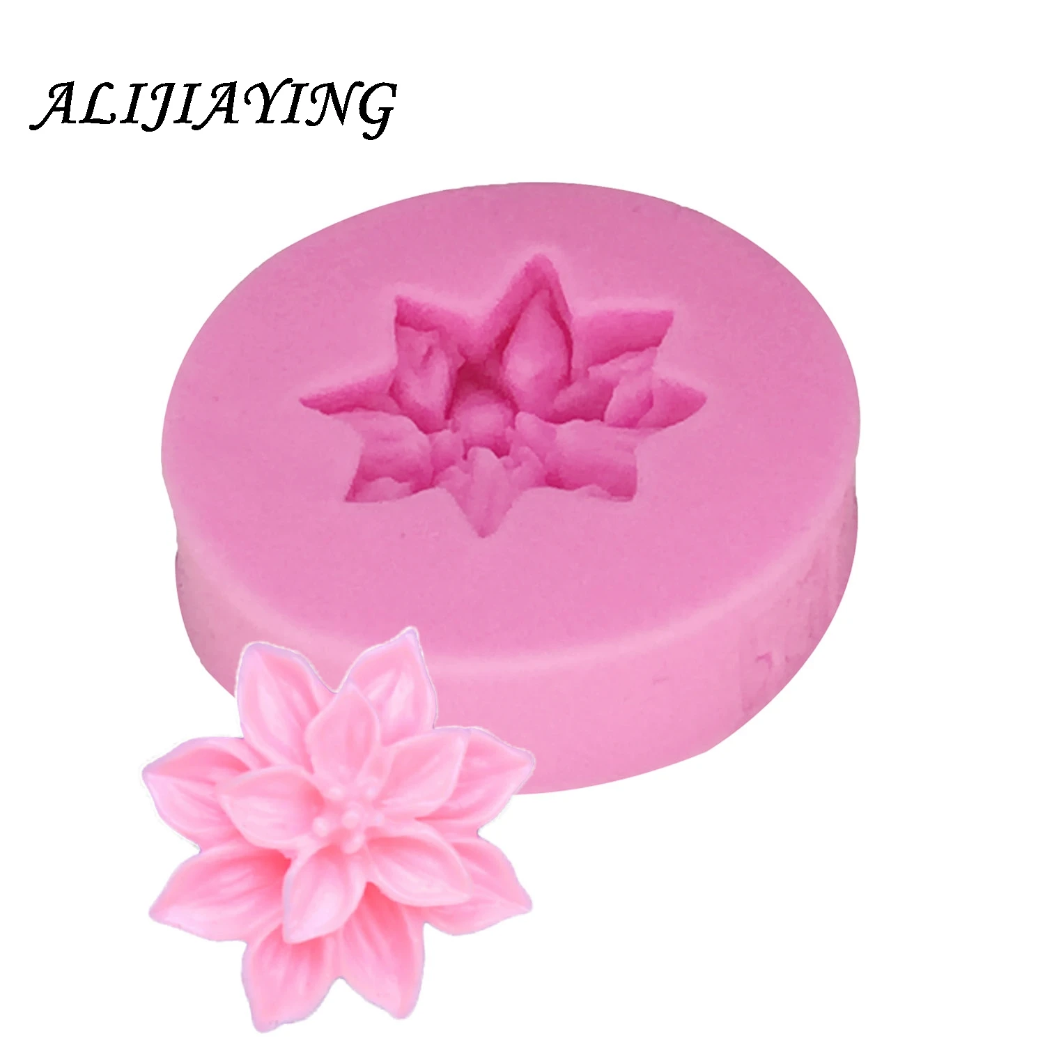 

1Pcs Flower Silicone Mold Sugarcraft Embossed Fondant Cake Decorating Tools Clay Candy Jelly Chocolate Gumpaste Molds D0285