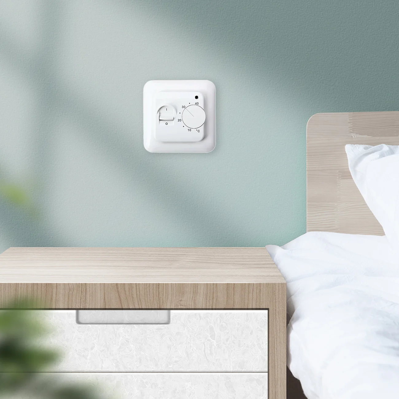 

Mechanical heating thermostat, heating controller for domestic floor heating system, 220V, 16A