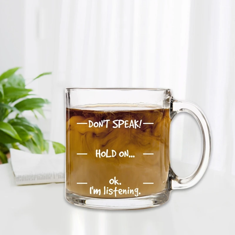Не говорите! Забавная кофейная кружка крутая новинка подарок на день рождения