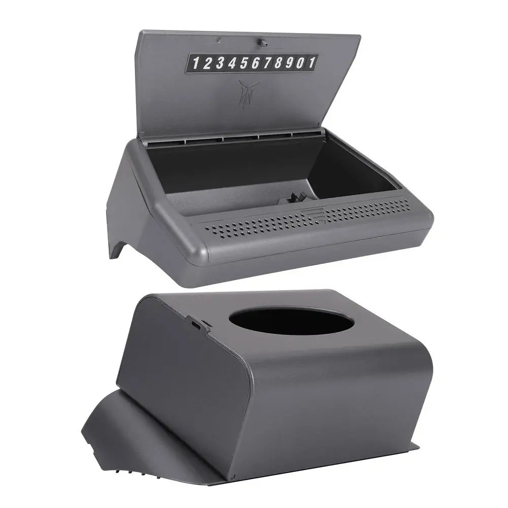 

Paper Napkin Holder Safe To Install Tissue Holder Box For Te-sla Model 3 And Y Easy To Install Magnetic Storage Tray With One Na