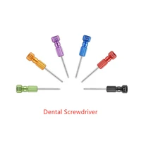 61pcs dentist screwdriver dental orthodontic matching dental tools dental laboratory implant screwdriver micro screw driver