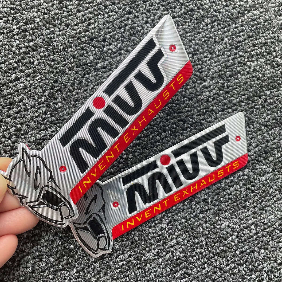 2 шт./партия алюминиевые наклейки на выхлопные трубы мотоцикла Mivv для YAMAHA Kawasaki Suzuki