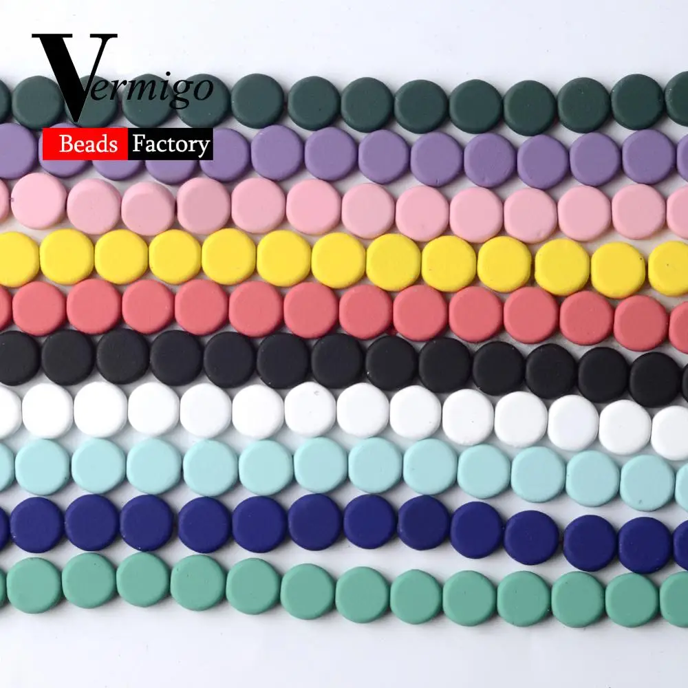 Натуральный розовый красный нано-каучук гематит Круглые бусины для изготовления