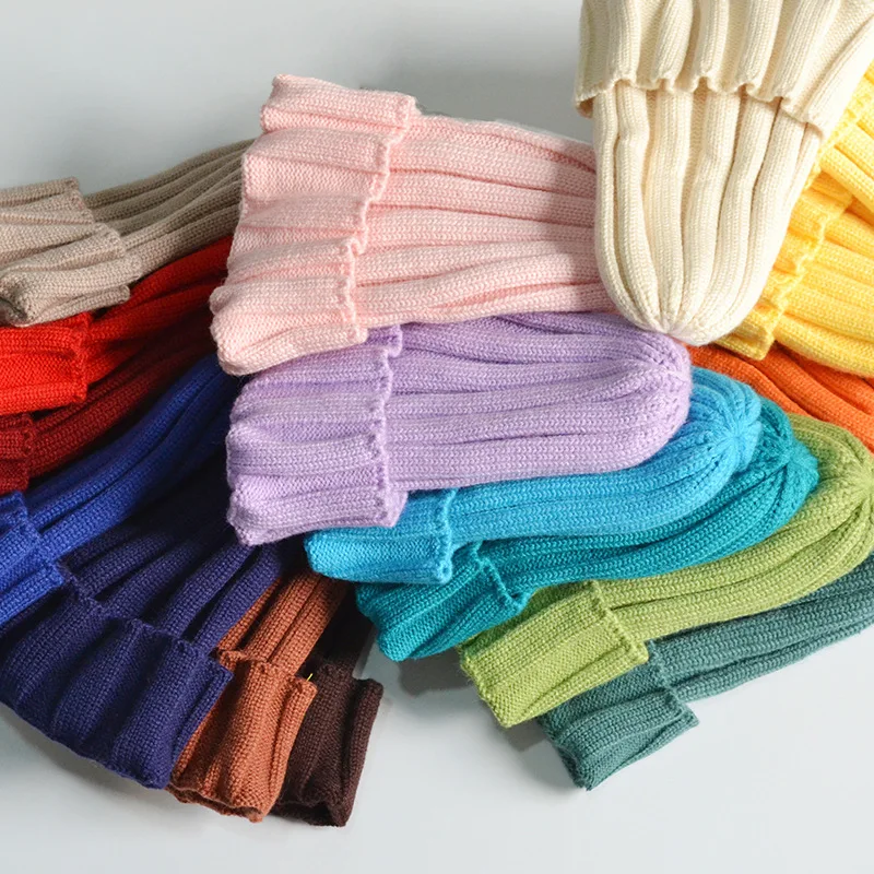 Новое поступление 2019 детская Шапка-бини шапки зимние теплые детские для малышей