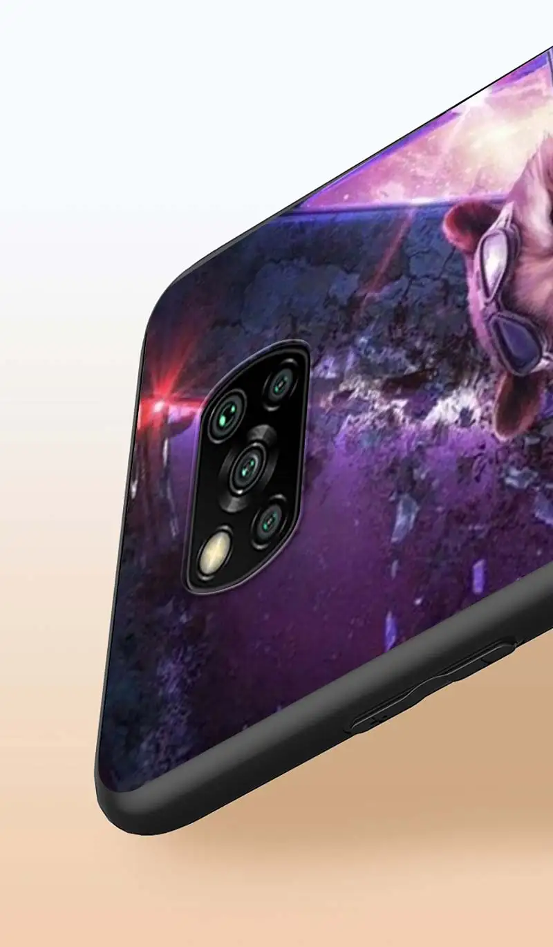 

Rocket Raccoon Marvel for Xiaomi Poco X3 NFC X2 M3 M2 F2 F3 Pro C3 F1 A2 Lite Mix3 Play Silicone Soft Black Phone Case