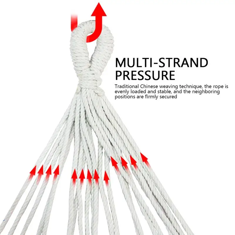 en Ucuz Taşınabilir Asılı Hamak Kapalı Ev Yatak Odası Hamak Tembel Halat Sandalye Seyahat Açık Kamp Salıncak Sandalye Kalın Tuval Yatak Hamak