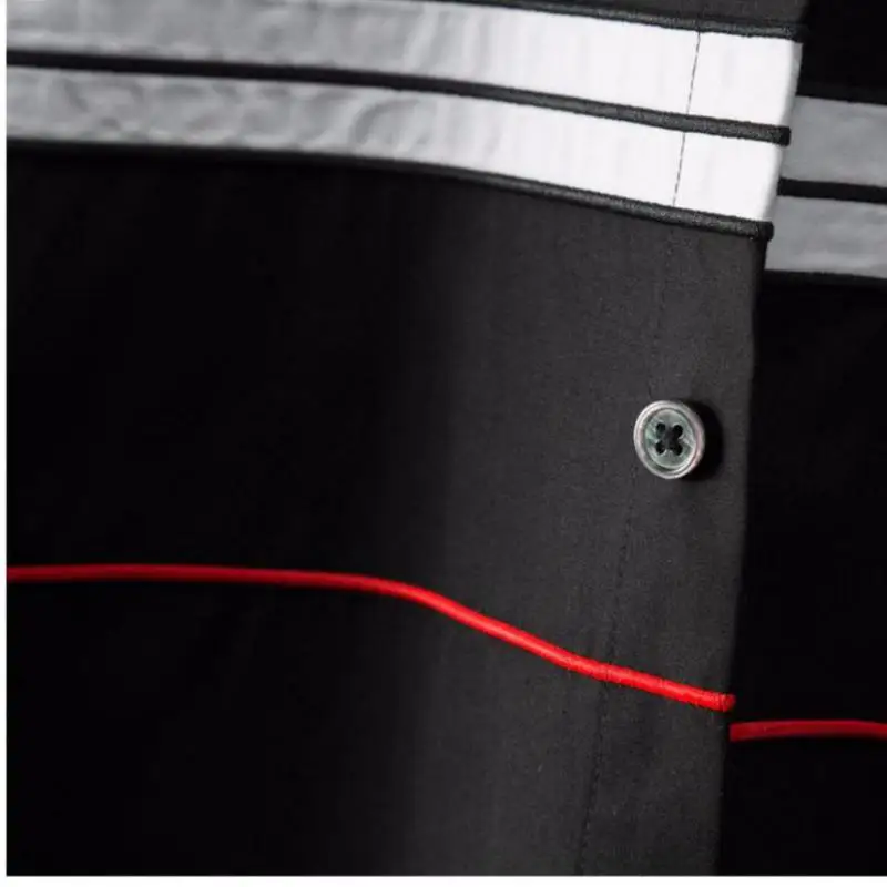 

Stripe Embroidery Mens Shirts Luxury Long Sleeve Casual Mens Dress Shirts Plus Size 4xl Fashion Slim Fit Party Man Shirts