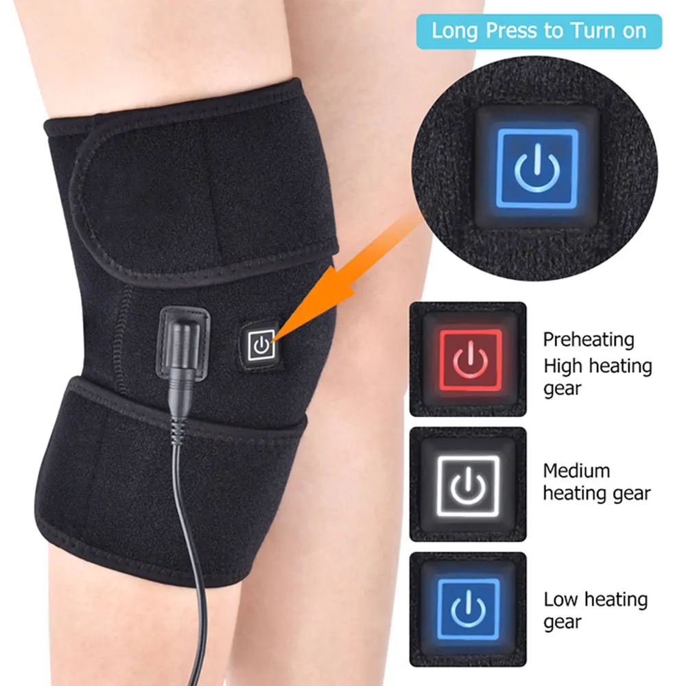 В наличии Прямая поставка Artritis Knie Brace Infrarood Verwarming Therapie Kneepad Voor Verlichten kniewericht Pijn