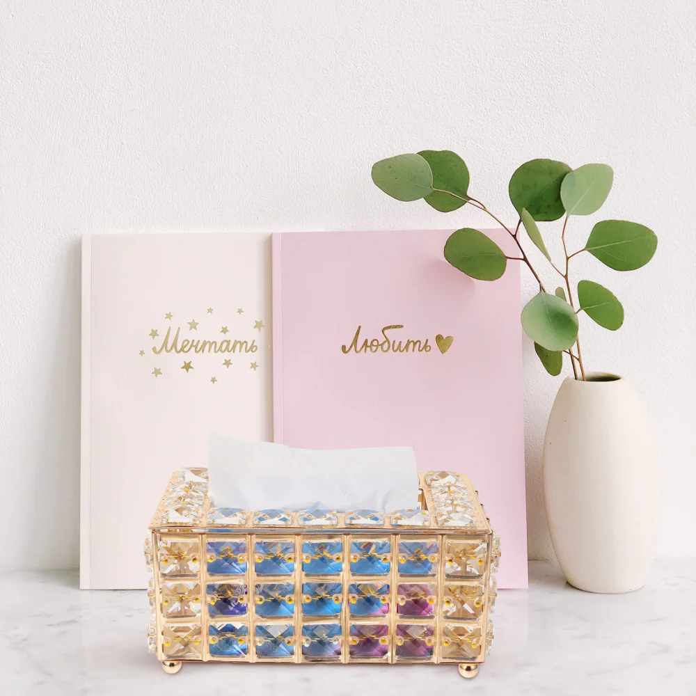 

1pc Household Tissue Container Delicate Tissue Dispenser Box Tissue Container