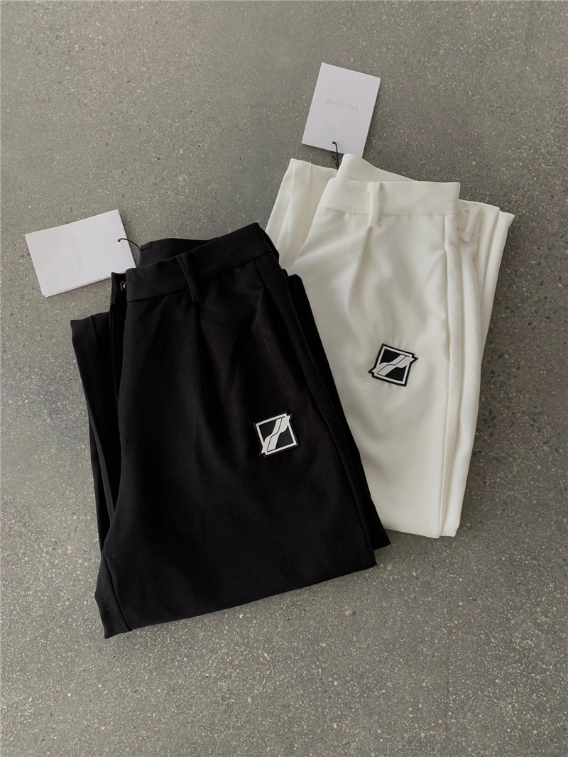 

We11done Trousers Pants Men Women 1:1 High Quality Joggers Drawstring Welldone High Stree Sweatpants Pants Overalls