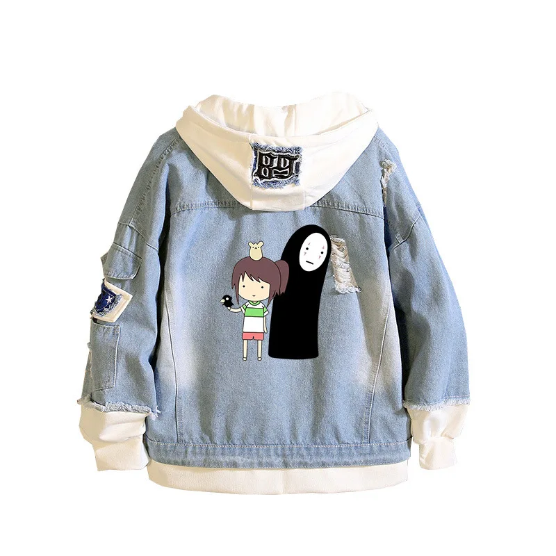 Костюм Тоторо для косплея стройного человека без лица Повседневная джинсовая