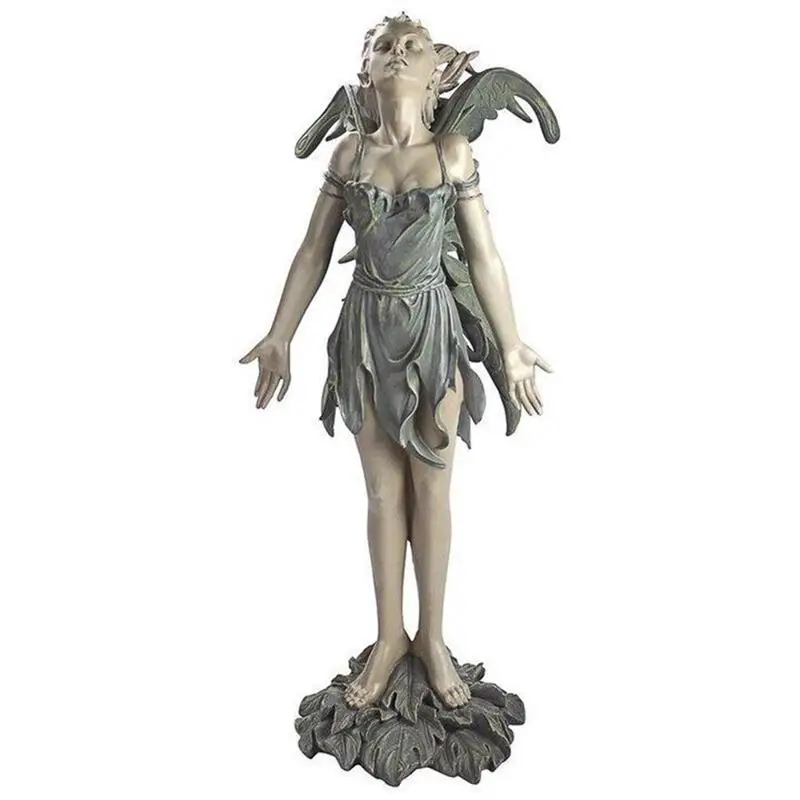 

Garden Fairy Statue Resin Art Crafts Fairy Miniature for Home Garden Decoration