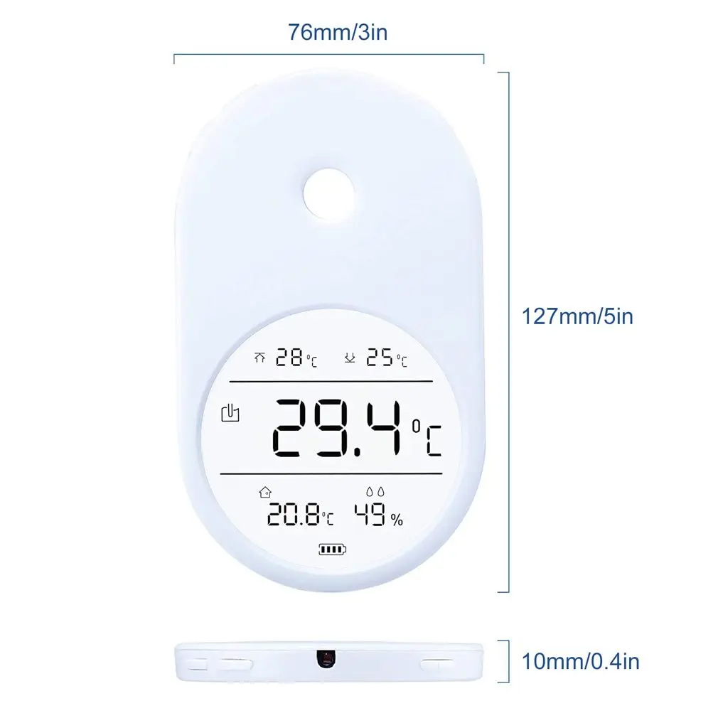 New LCD Fish Tank Aquarium Thermometer With Alarm Digital Temperature Gauge Hygrometer Probe For Brewing Beer | Дом и сад