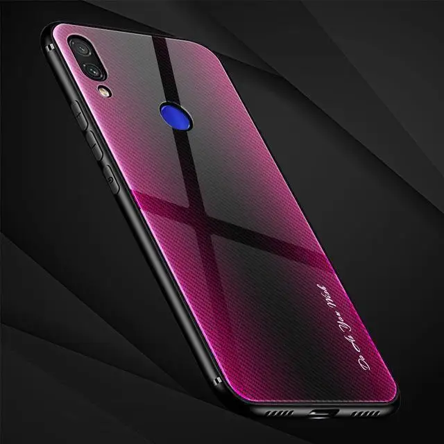 4 Чехол из закаленного стекла для ASUS Zenfone Max Pro M1 ZB601KL ZB602KL M2 ZB631KL ZB633KL текстура градиентный чехол Чехол Capas Coque Funda - Цвет: 4