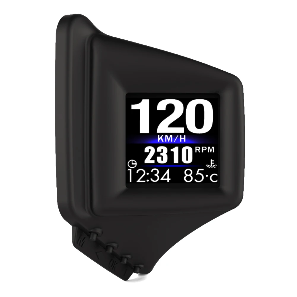 Автомобильный HUD GPS Спидометр Одометр умный датчик А-столб Отделка приборной