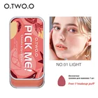 O.TW O.O румяна макияж помада тени для век 3 в 1 паллет натуральный улучшающий цвет лица Румяна монохромные румяна крем Румяна для лица TSLM1