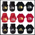 Одежда для домашних животных, зимняя дизайнерская толстовка с капюшоном для собак, пальто из хлопка, теплый для щенка, маленькая и средняя яркость, французский бульдог, уличная собака