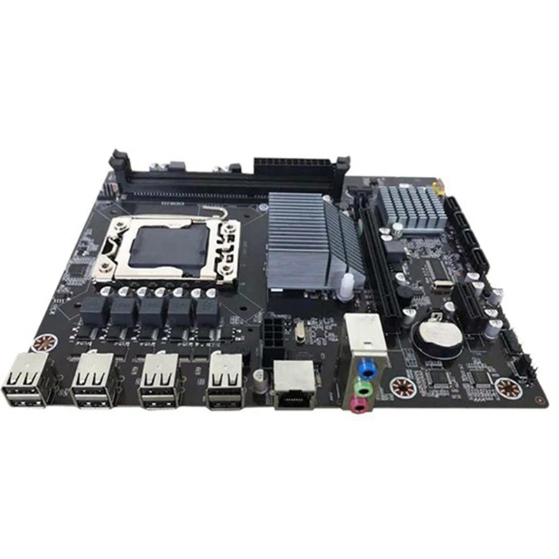 Материнская плата X58 M-ATX 6-контактный процессор поддерживает Xeon Dual-Core Quad-Core