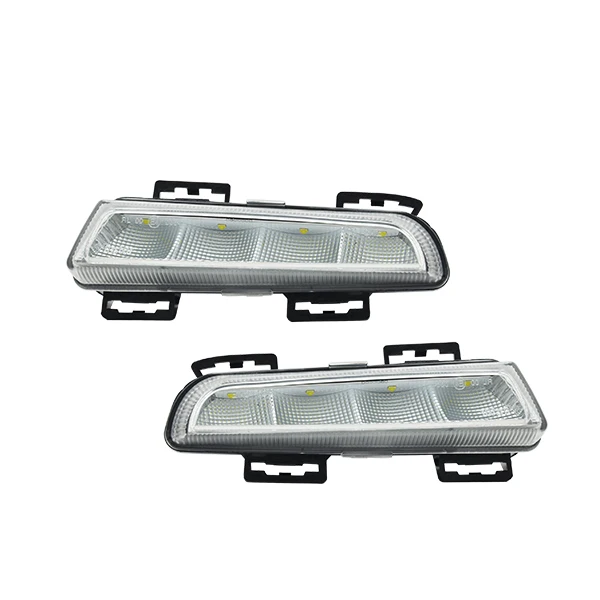 Светодиодсветодиодный дневные ходовые огни для Smart 451 2013 2015 Ксеноновые белые