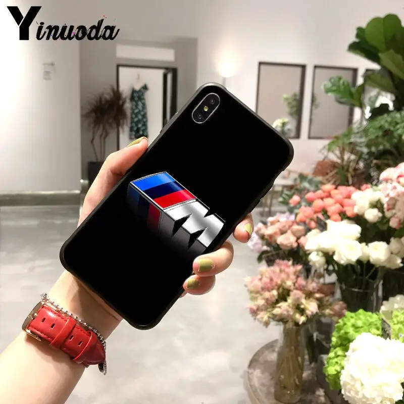 Yinuoda красный и синий mw черный мягкий чехол для телефона iPhone X XS MAX 6 6S 7 7plus 8 8Plus 5 5S XR