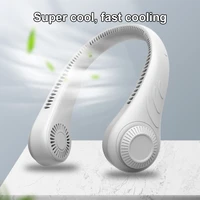 mini neck hanging fan usb rechargeable adjustable cooling fan portable bladeless air cooler sports fans for outdoor cooling