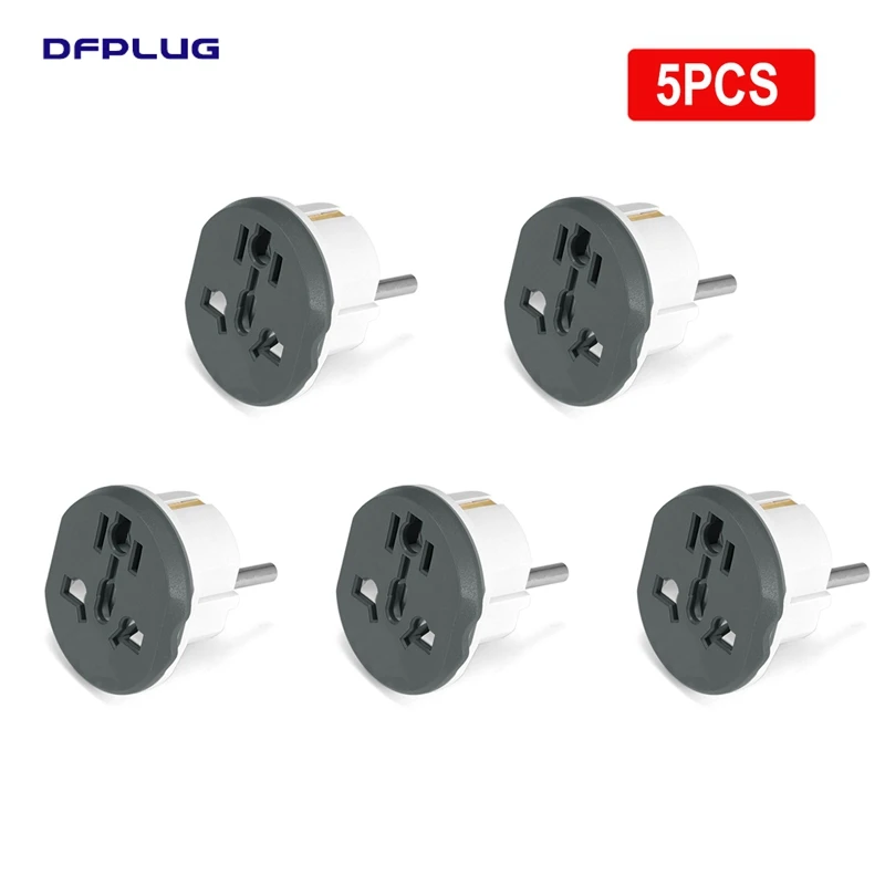 Адаптер для штепсельной вилки европейского стандарта преобразователь США в ЕС