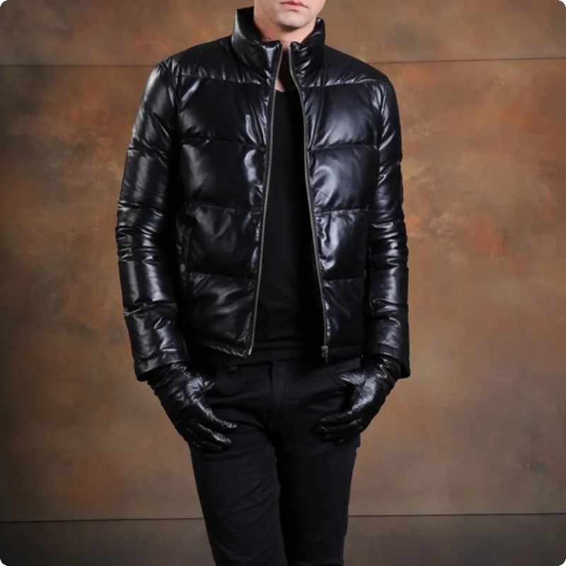 2020 Новое поступление куртка-пуховик из натуральной овечьей кожи