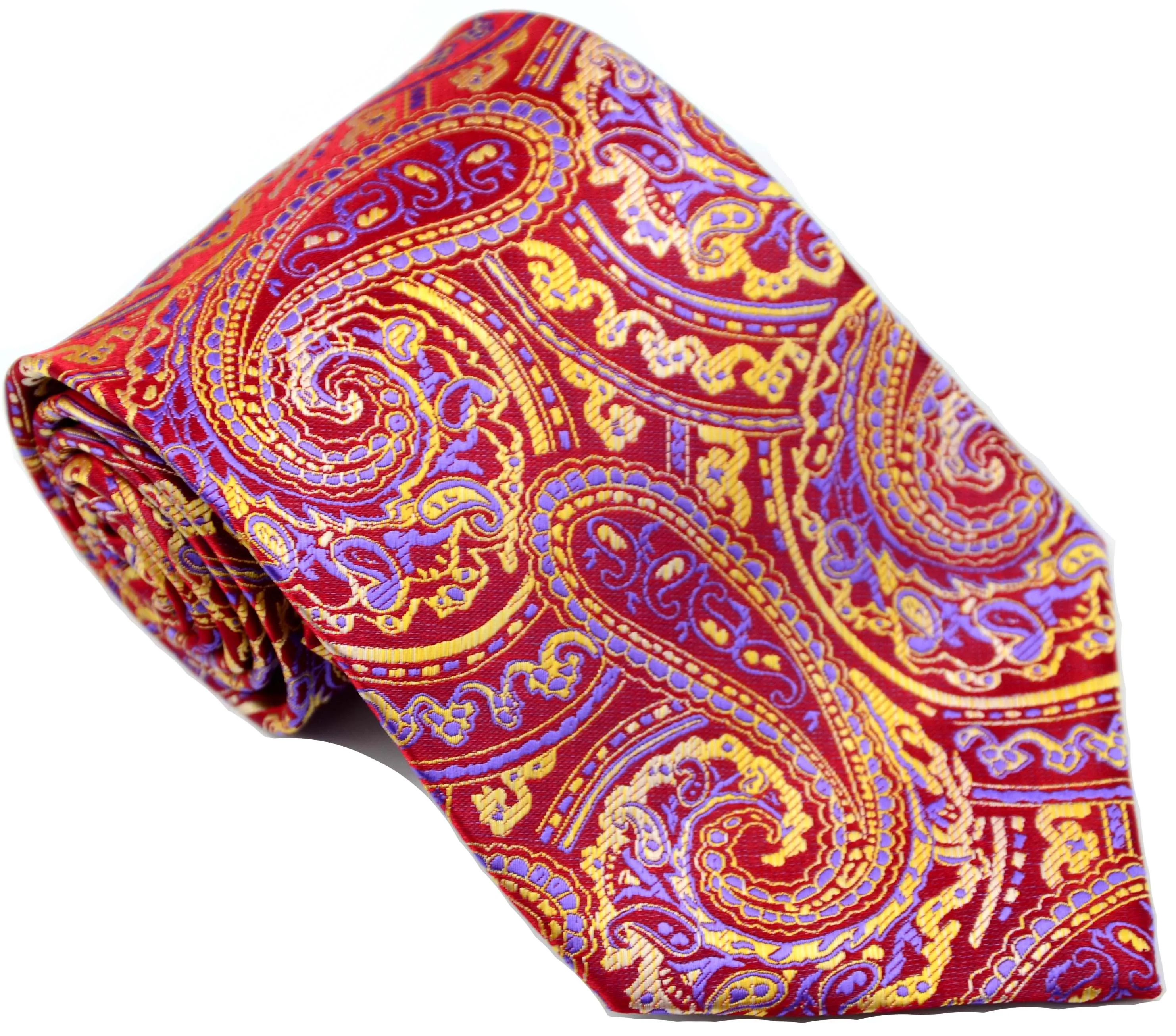 

Fashion MEN'S Paisley Silk Tie Blue Purple Gray Red Ties Wedding Tie Silk Jacquard Woven Mens Florals Tie Neck Ties