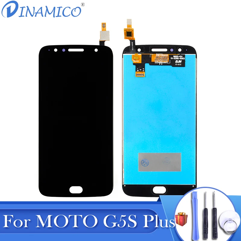 Dinamico для MotoRola XT1802 XT1803 XT1805 XT1804 XT1806 ЖК дисплей Moto G5S Plus сенсорный экран дигитайзер