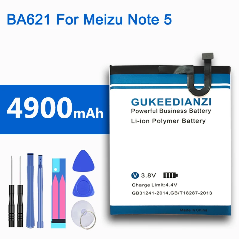 Литий ионный аккумулятор большой емкости BA621 для Meizu Note 5 4900 мАч|Аккумуляторы