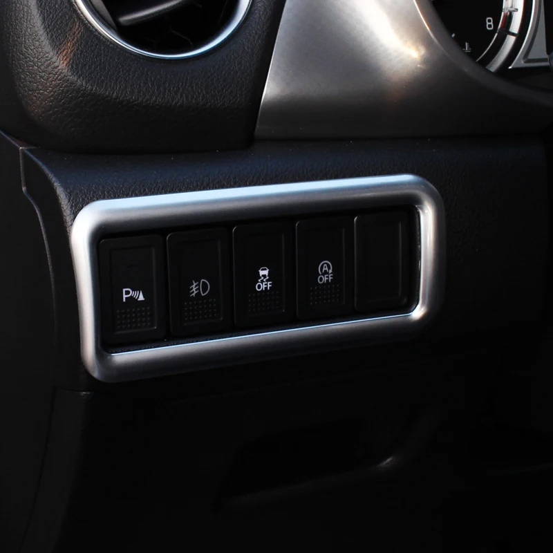 

For Suzuki Vitara 2018 2019 ABS Matte Car Headlamps Adjustment Switch cover Trim Sticker car styling accessories 1pcs