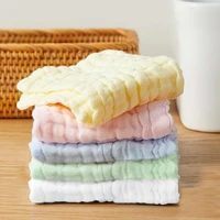 5pcs hydrophilic cloths baby towel muslin cloth cotton gauze washcloths washable wipe facehand towels gifts for newborn childre