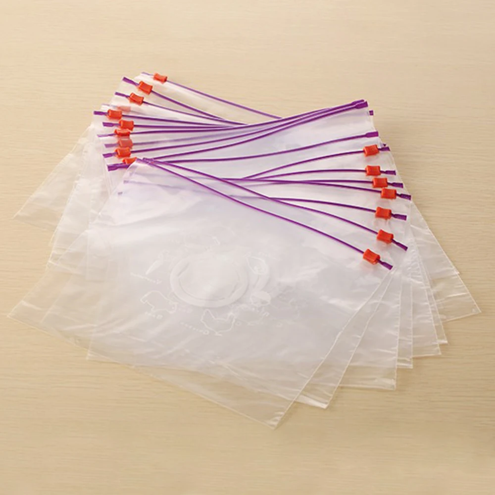 10/20 шт./компл. органайзеры многоразовые свежий мешок с застежкой молнией