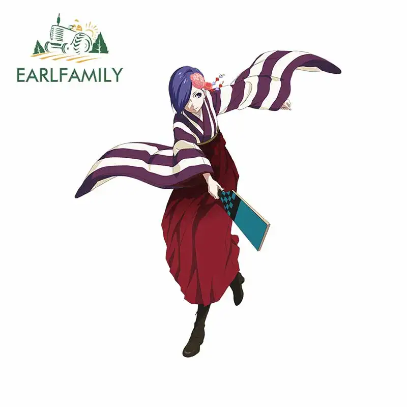 

EARLFAMILY 13 см x 11,3 см для Токийский Гуль тонкая Наклейка Автомобильные аксессуары стикеры автомобильный Стайлинг виниловый материал водонепро...