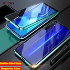 Двусторонний стеклянный Магнитный чехол для Realme X3 SuperZoom X50 XT C3 K5 5i 6i Q 5 Pro, металлический бампер