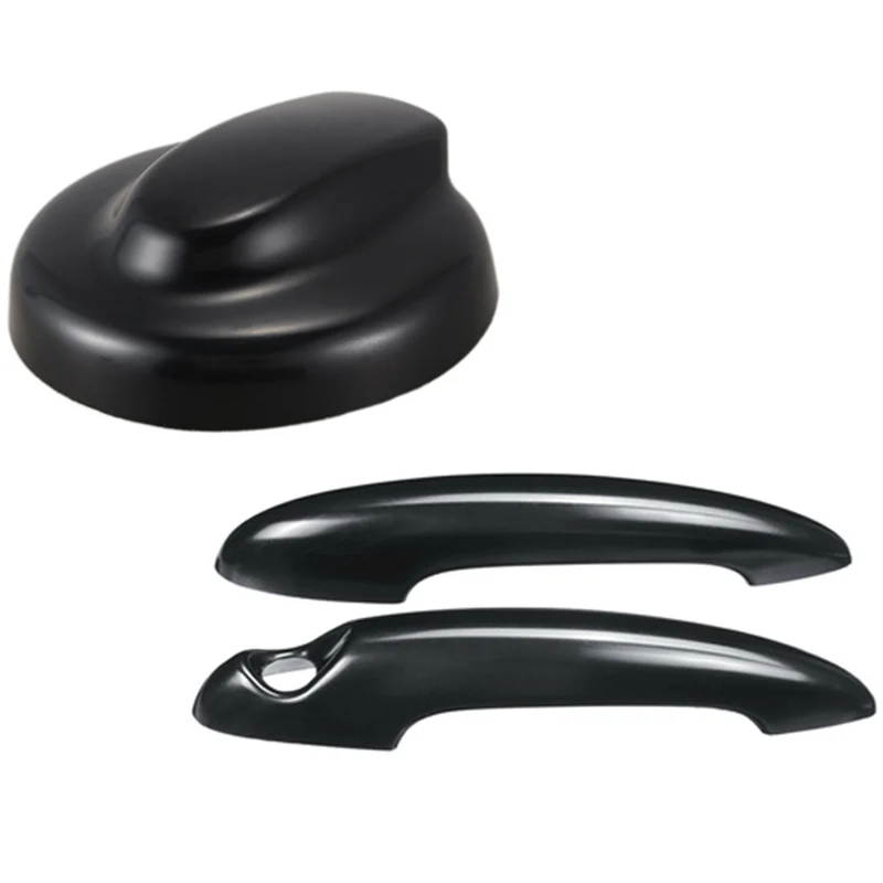 

Door Handle Cover for MINI Cooper S R50 R53 R56,Black Fuel Tank Cap Cover For-BMW Mini Gen 2 R56 for Coope