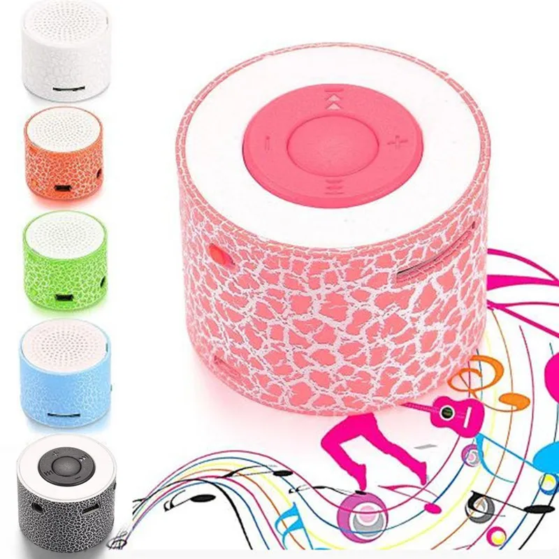 MP3 светодиодный светильник Портативный стерео Бас Динамик s путешествия плеера